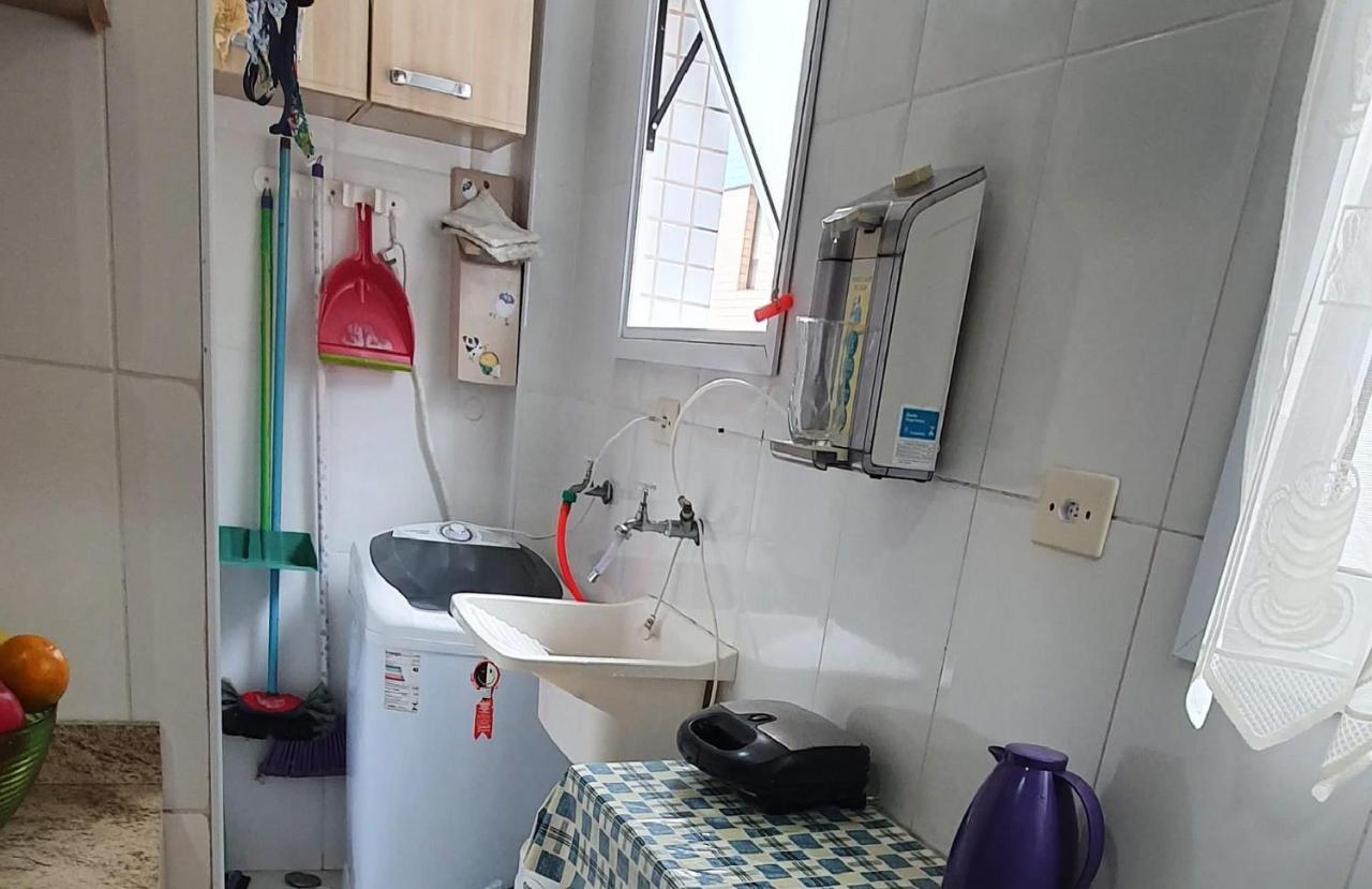 Apartamento Na Praia Praia Grande  Ngoại thất bức ảnh