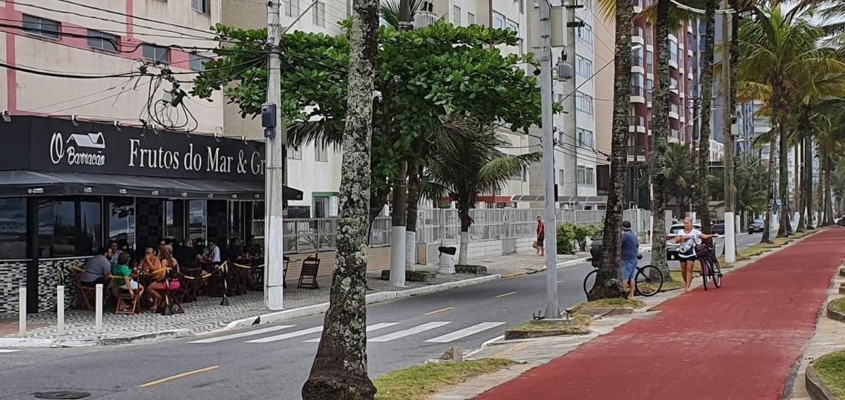 Apartamento Na Praia Praia Grande  Ngoại thất bức ảnh