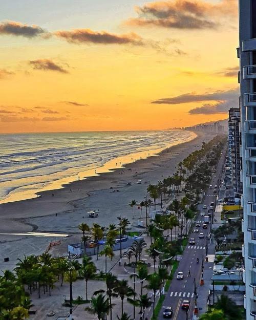 Apartamento Na Praia Praia Grande  Ngoại thất bức ảnh