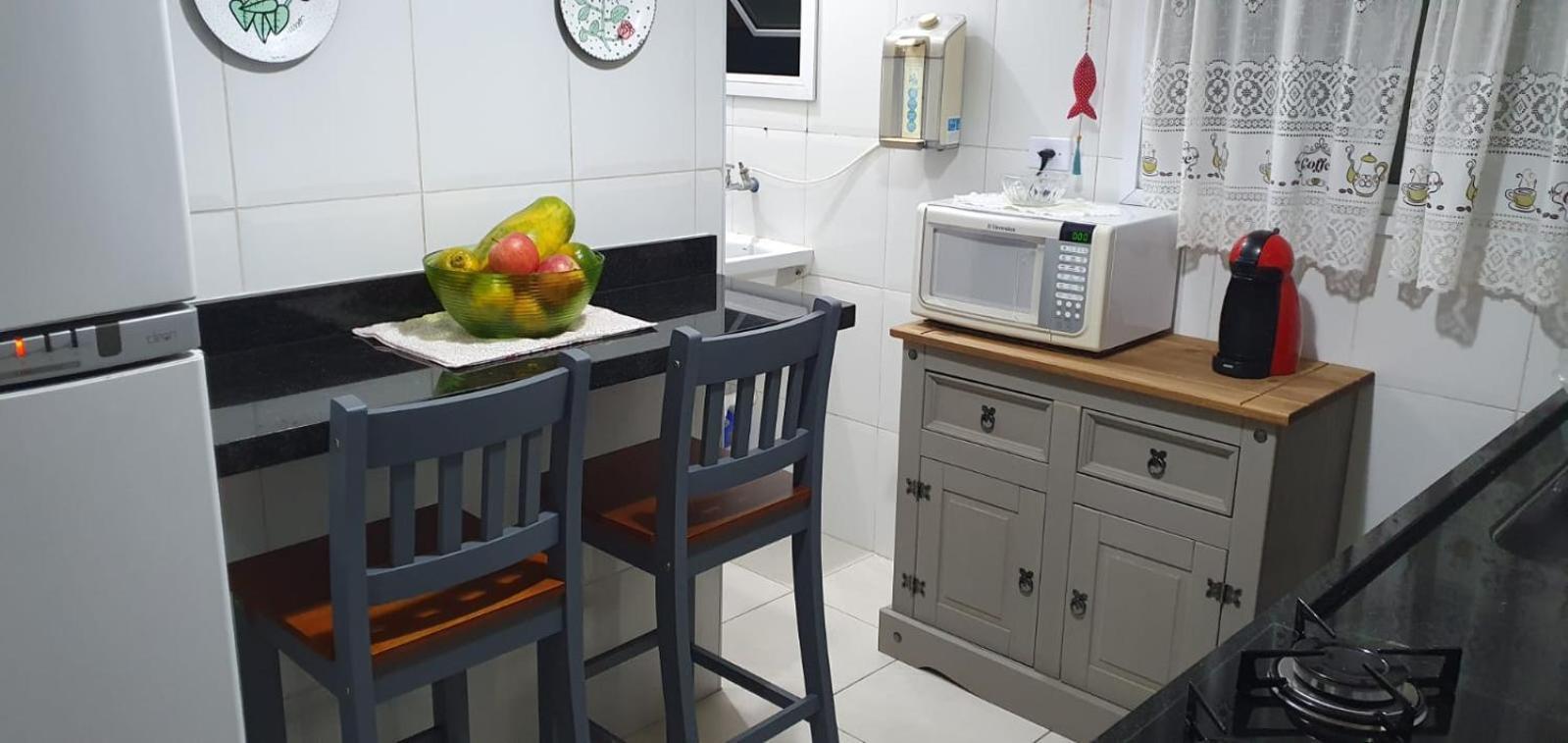 Apartamento Na Praia Praia Grande  Ngoại thất bức ảnh