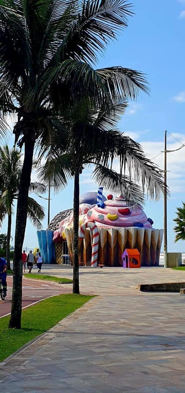 Apartamento Na Praia Praia Grande  Ngoại thất bức ảnh